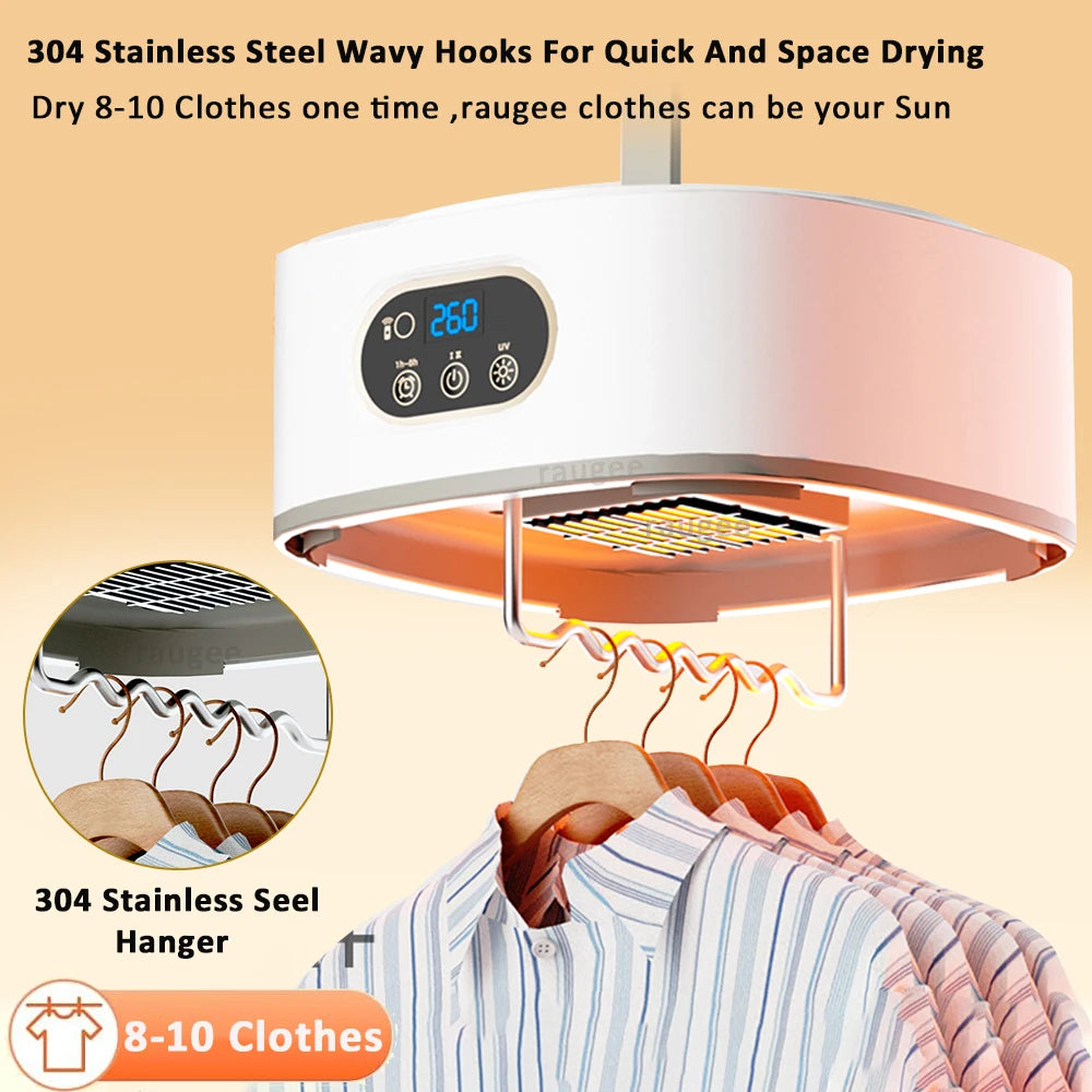Portable Foldable Clothes Dryer & UV Sterilizer