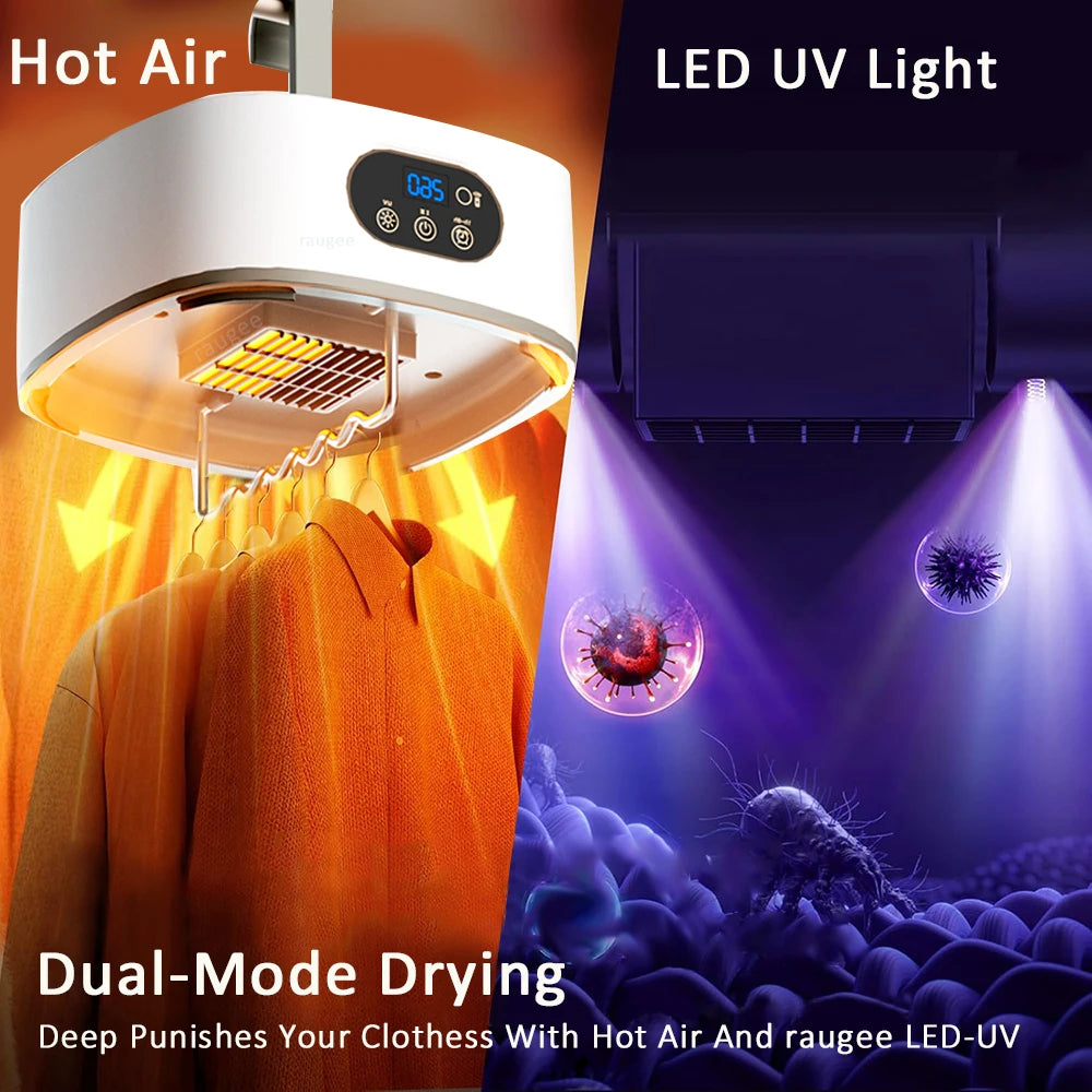 Portable Foldable Clothes Dryer & UV Sterilizer